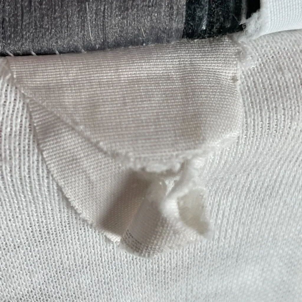 Vintage 80s Top Pastel‎ Rainbow Batwing Sleeve Women Flowers White Tee Retro Tee - Image 13