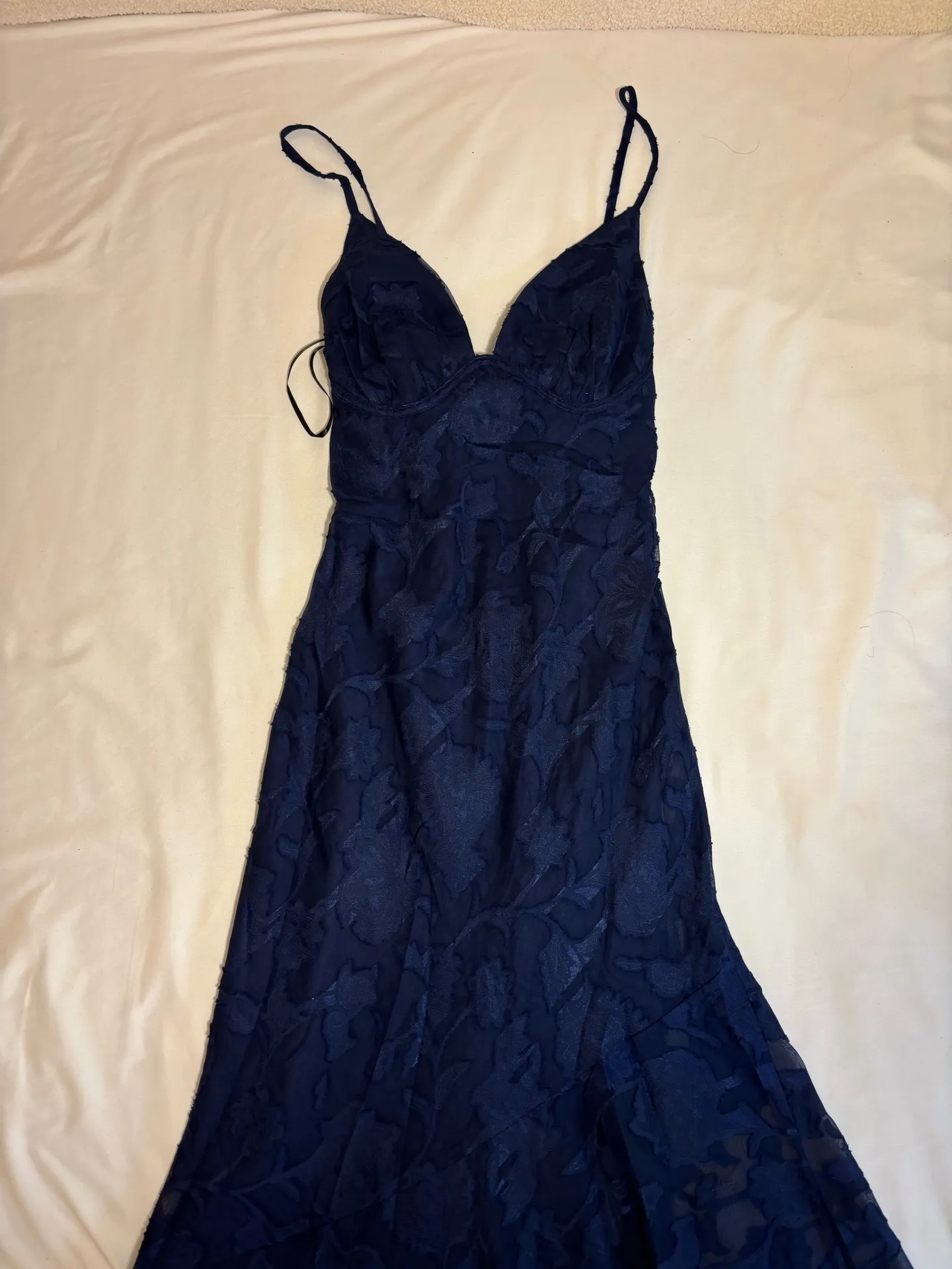 Princess Polly Cyrene Maxi Dress Navy - Image 3