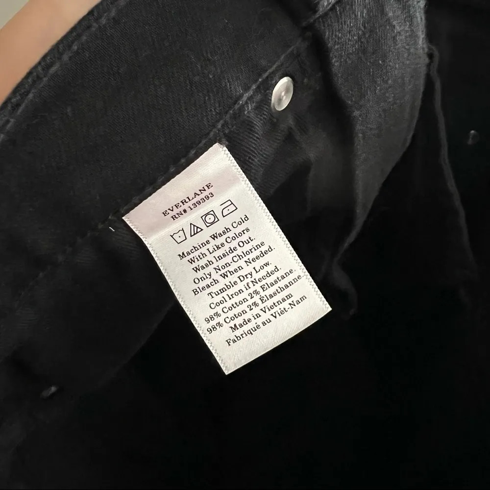 Everlane High Rise Black Skinny Jeans 25 Regular - Image 7