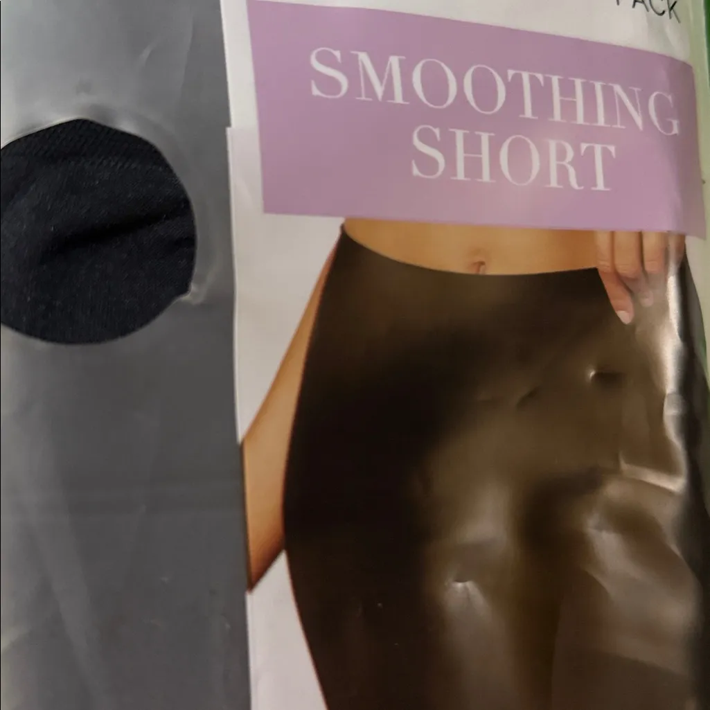 NWT Ellen Tracy Black Smoothing Shorts 2-Pack size S - Image 4