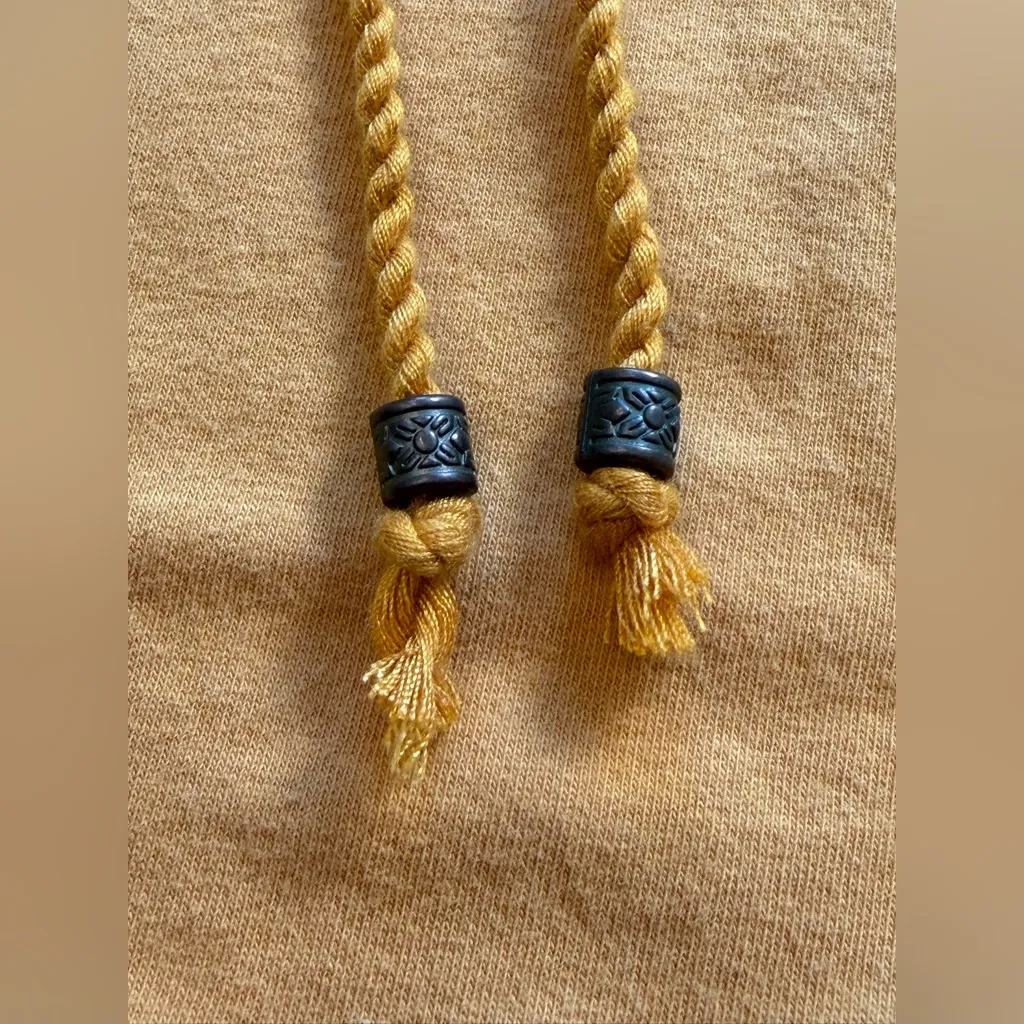 Carolyn Taylor Mustard Yellow Boho Blouse Floral Embroidery print 2X Plus - Image 9