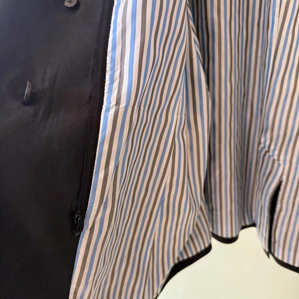 VERONICA BEARD Empire Linen Dickey Jacket Black Sz 14 - Image 8