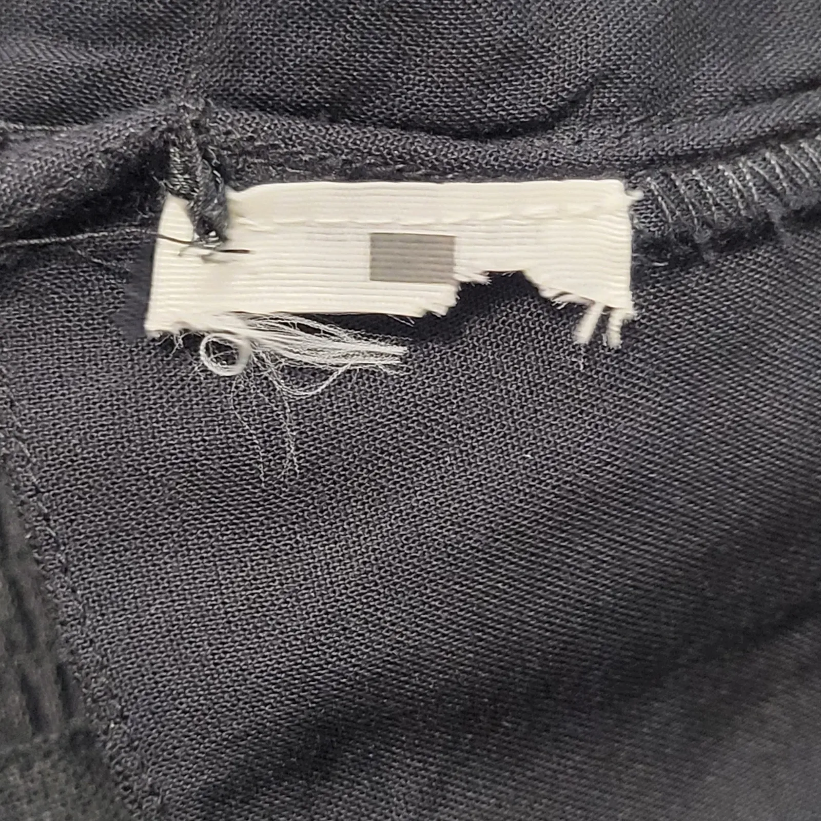 Abercrombie & Fitch Black Smocked Corset Lace Up Crop Top Tank Boho Size Small - Image 9