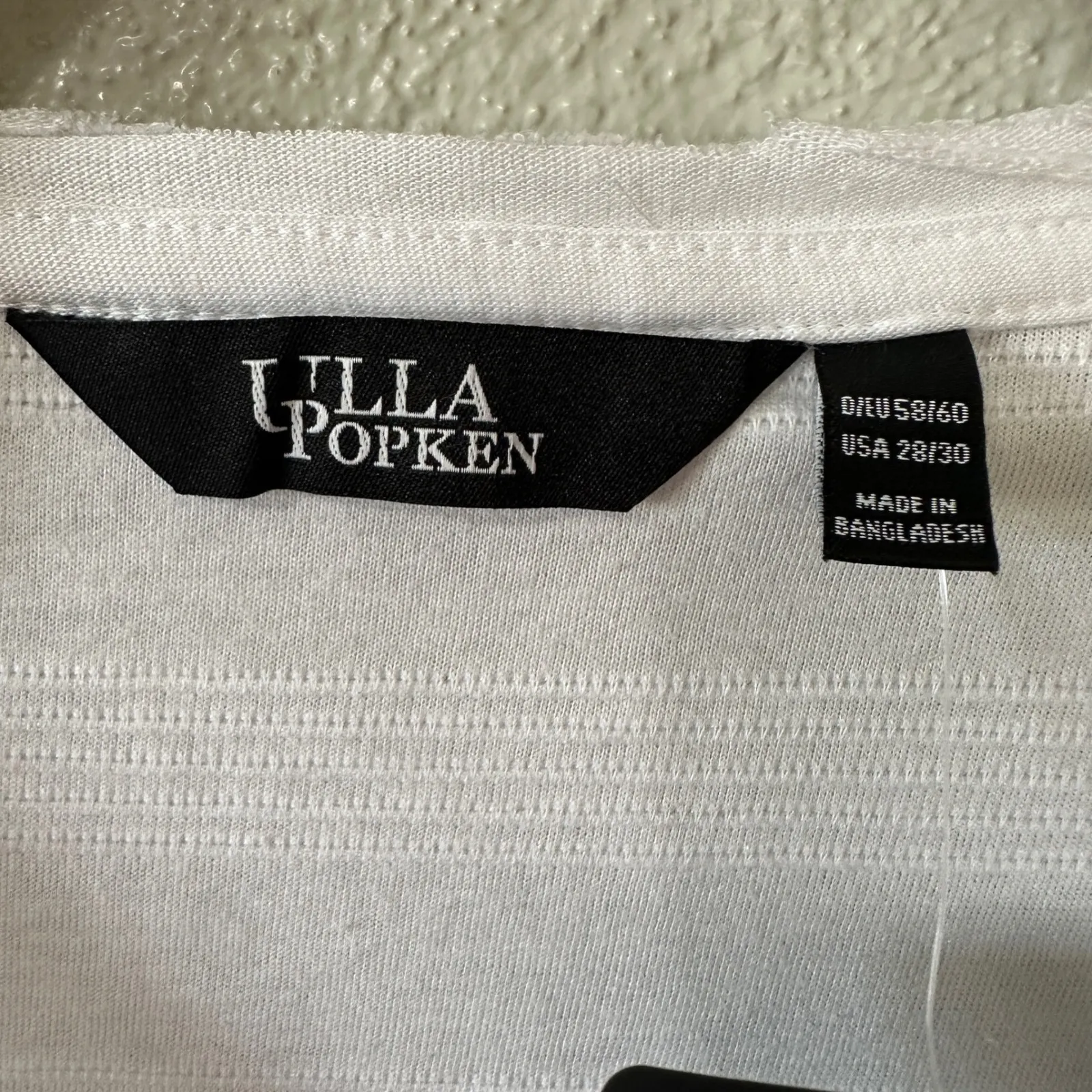 NEW Ulla Popken White Striped‎ T - Image 4