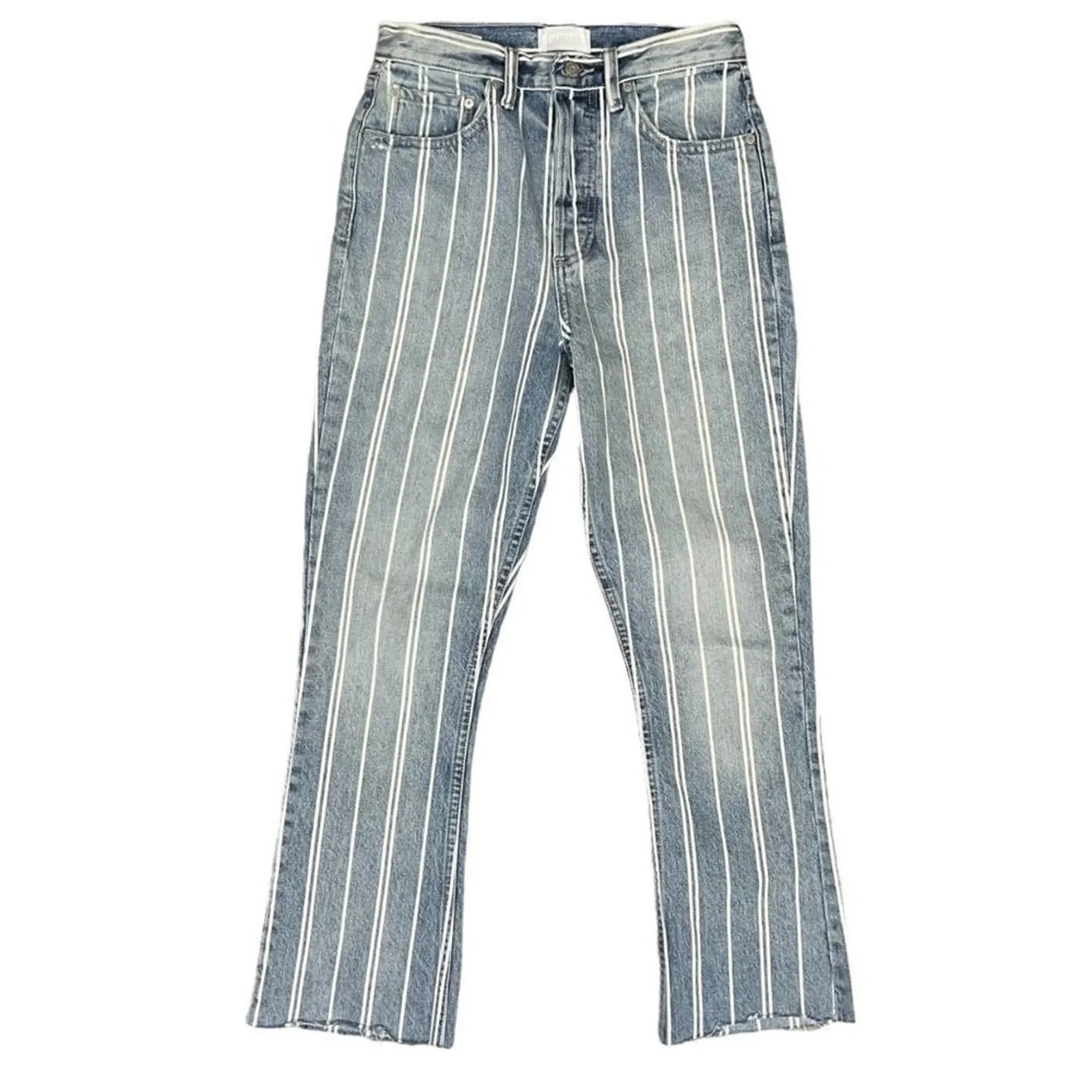 Boyish Darcy They Made Me a Criminal Crop Flare Jeans Size 25 - Image 3