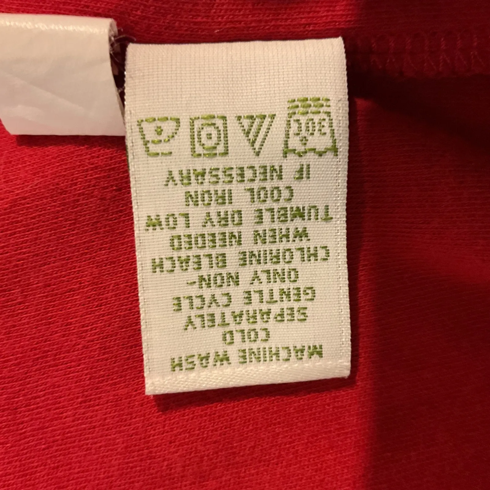 Orvis‎ Women's Ruffled Neck Short Sleeve V-Neck Pullover Casual Top Shirt Size L - Image 8