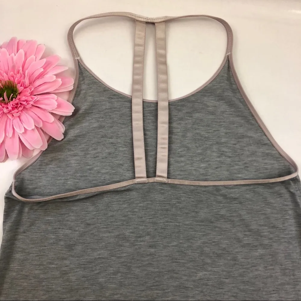 Athleta Essence Athletic Longline Tank Top: Heathered Grey - Image 6