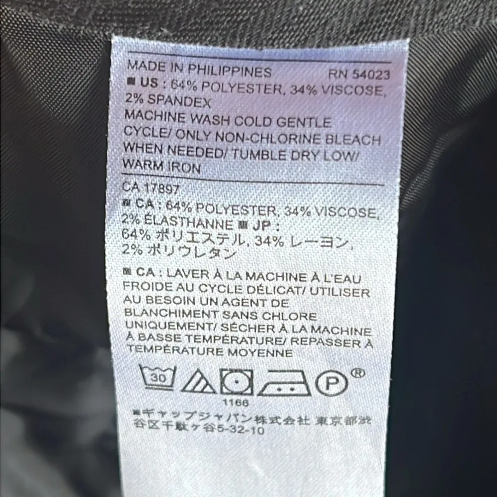 Banana Republic Factory “Hampton” Cropped Pants Black Size 0 - Image 7