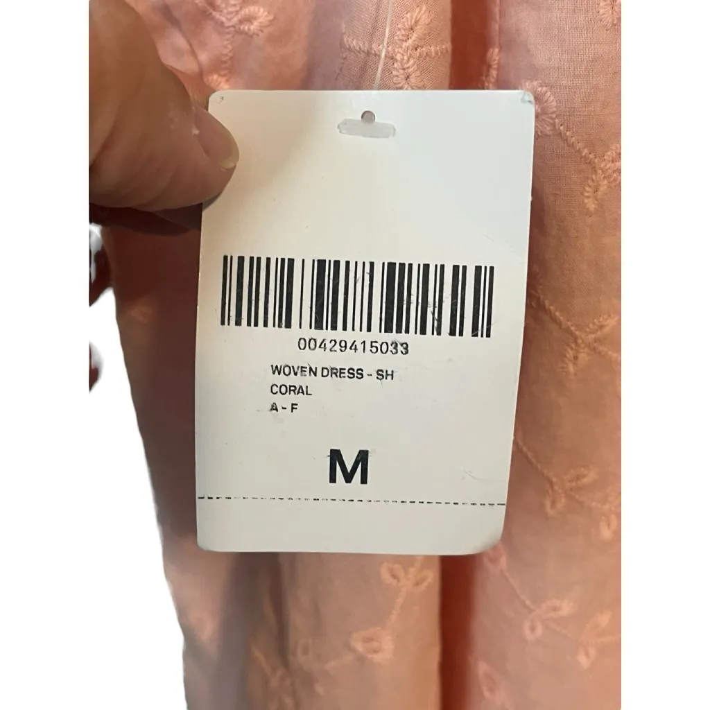 Forever 21 Mini Dress Womens Medium Pink Sleeveless Strappy Apron Low Back NWT - Image 8