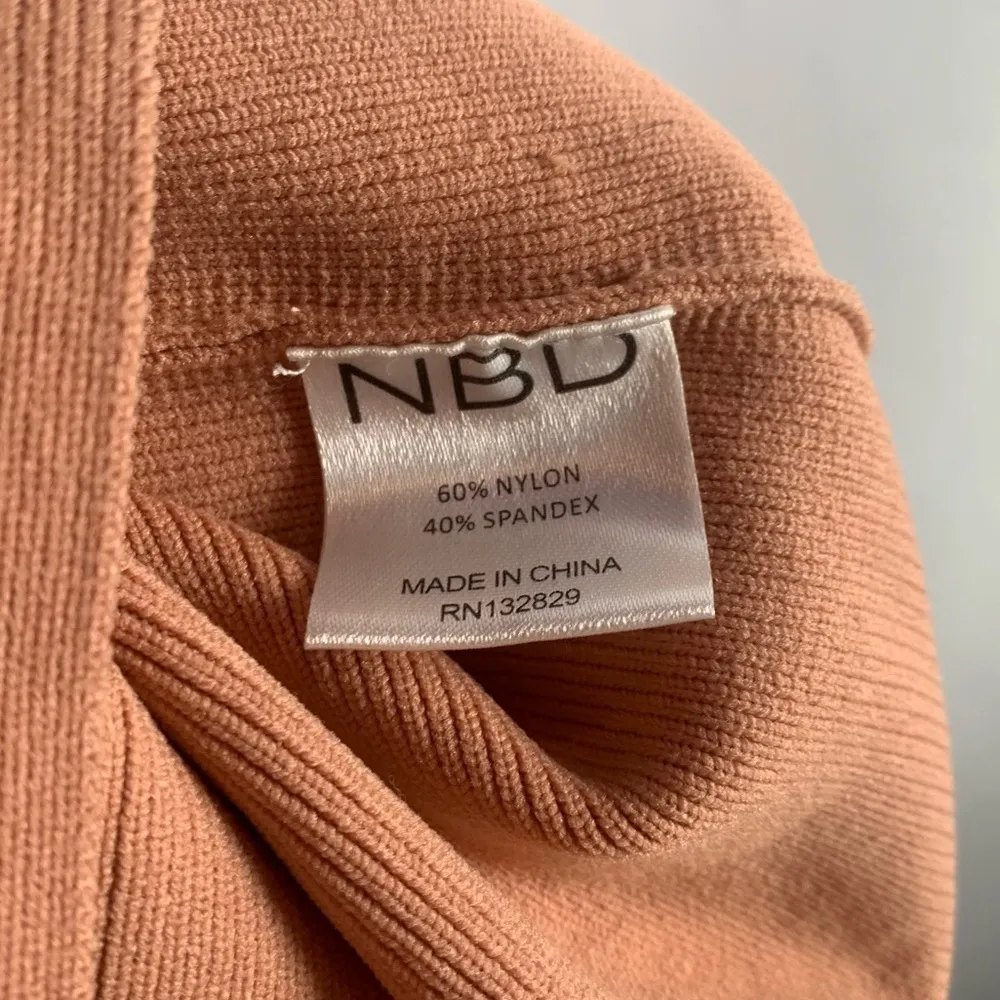 NWT NBD x REVOLVE My Confessions Bodycon Dress‎ in Blush Size Small - Image 5