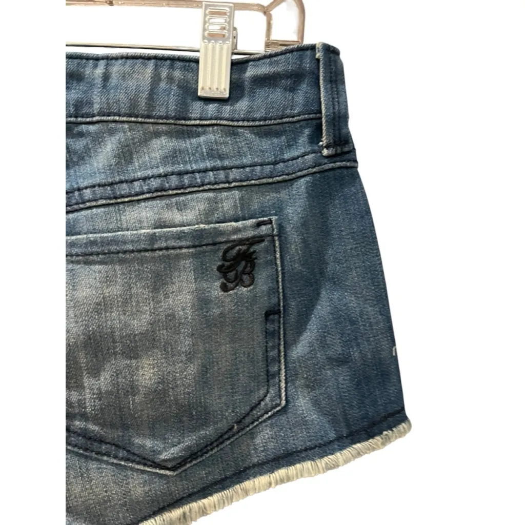Franky B. NWT Denim Low Rise Blue Jean Shorts Size 26 Cut Off Summer Casual - Image 7