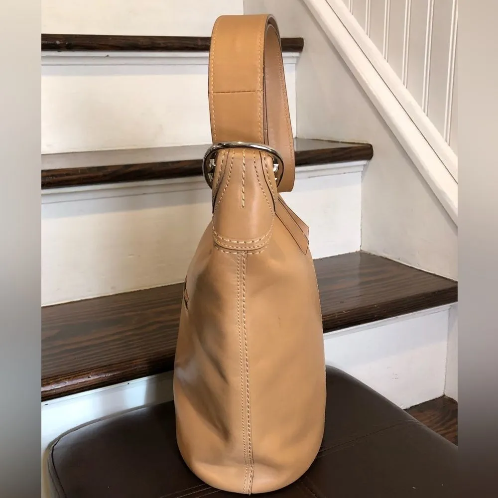 Vintage COACH Glove Tanned Leather Bleeker Feeder Duffle Crossbody Shoulder Bag - Image 10