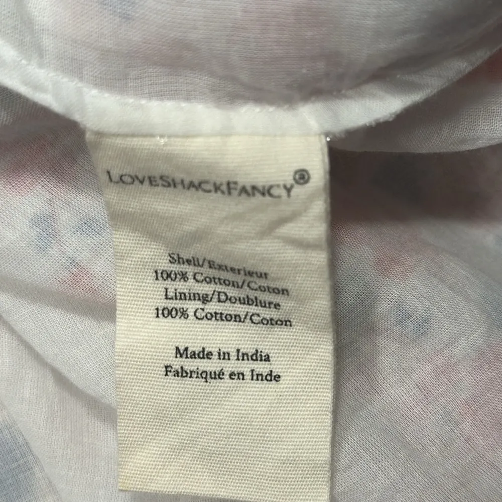 Loveshackfancy Analia Dress Floral Midi Dress Size P/XS - Image 12