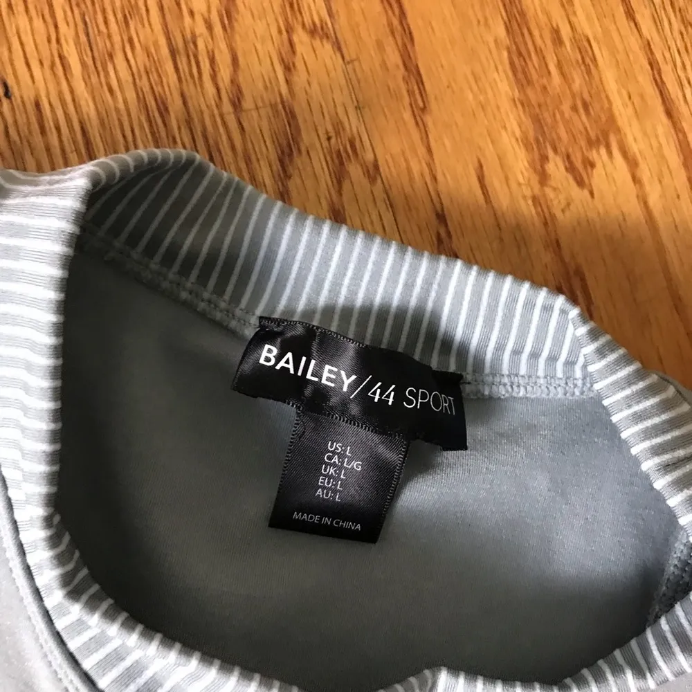 Bailey 44 Gray Sleeveless Top and Biker Shorts Set - Image 3