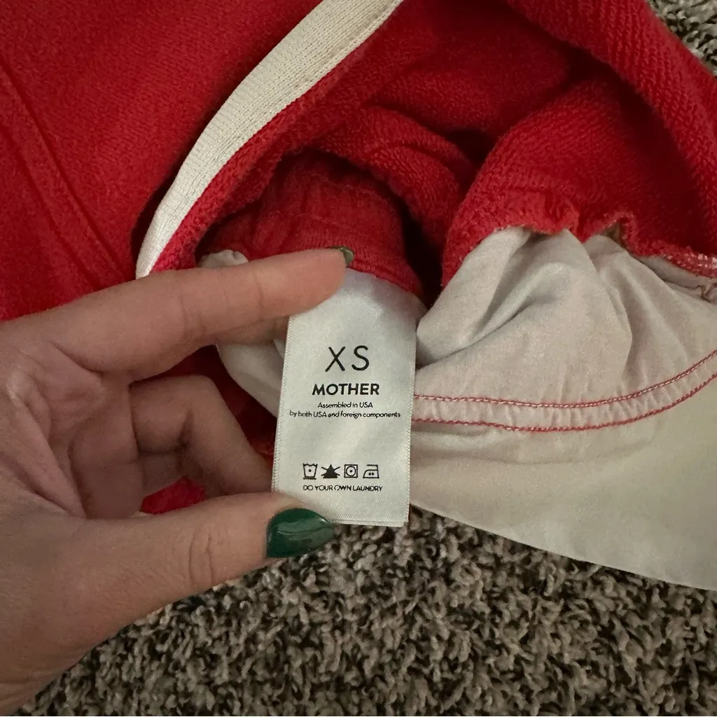 MOTHER the running mate retro track shorts red Size XS - Image 4