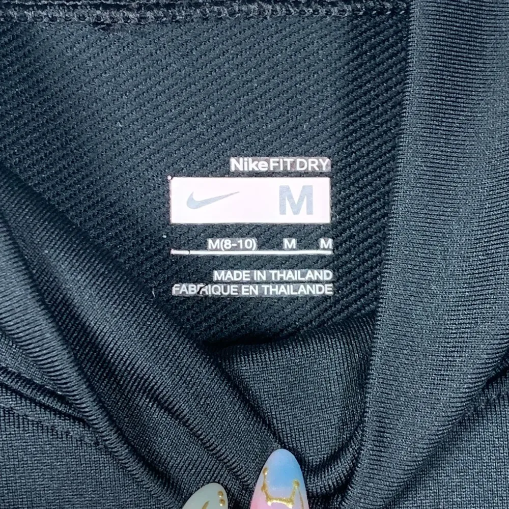 Nike Fit Dry Pro Therma-fit Long Sleeve Top Black Active Athleisure Size Med EUC - Image 6