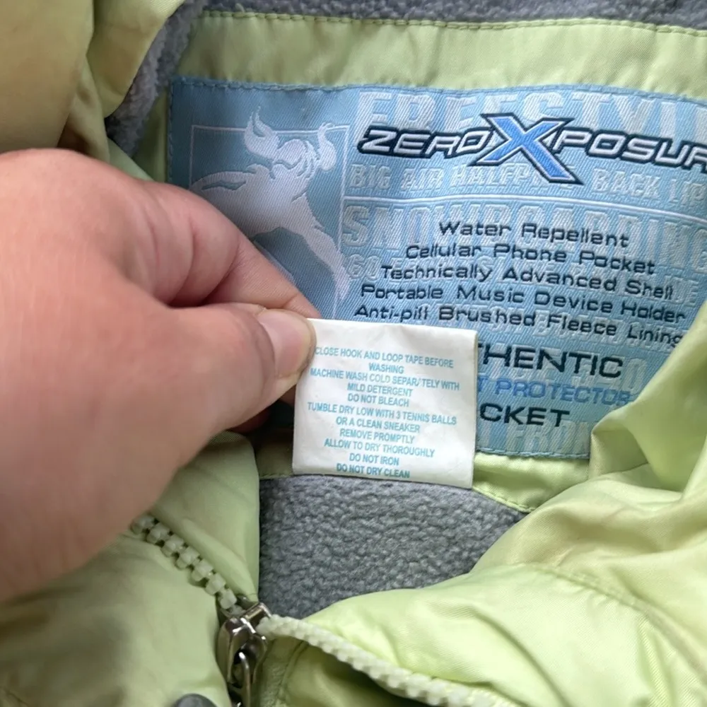 ZeroXposur Ski Snow Jacket Green Large - Image 6