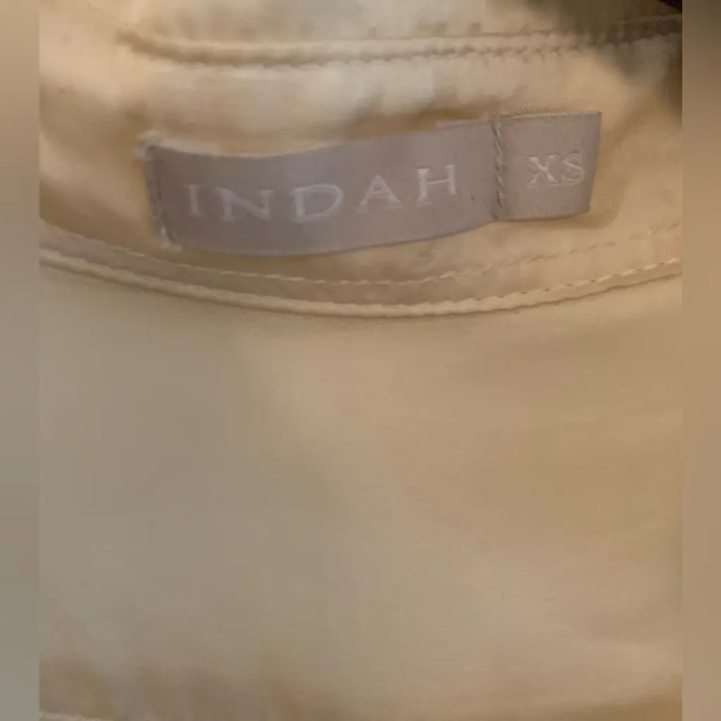 Indah Silk open tie front long sleeve top Revolve  size XS - Image 6