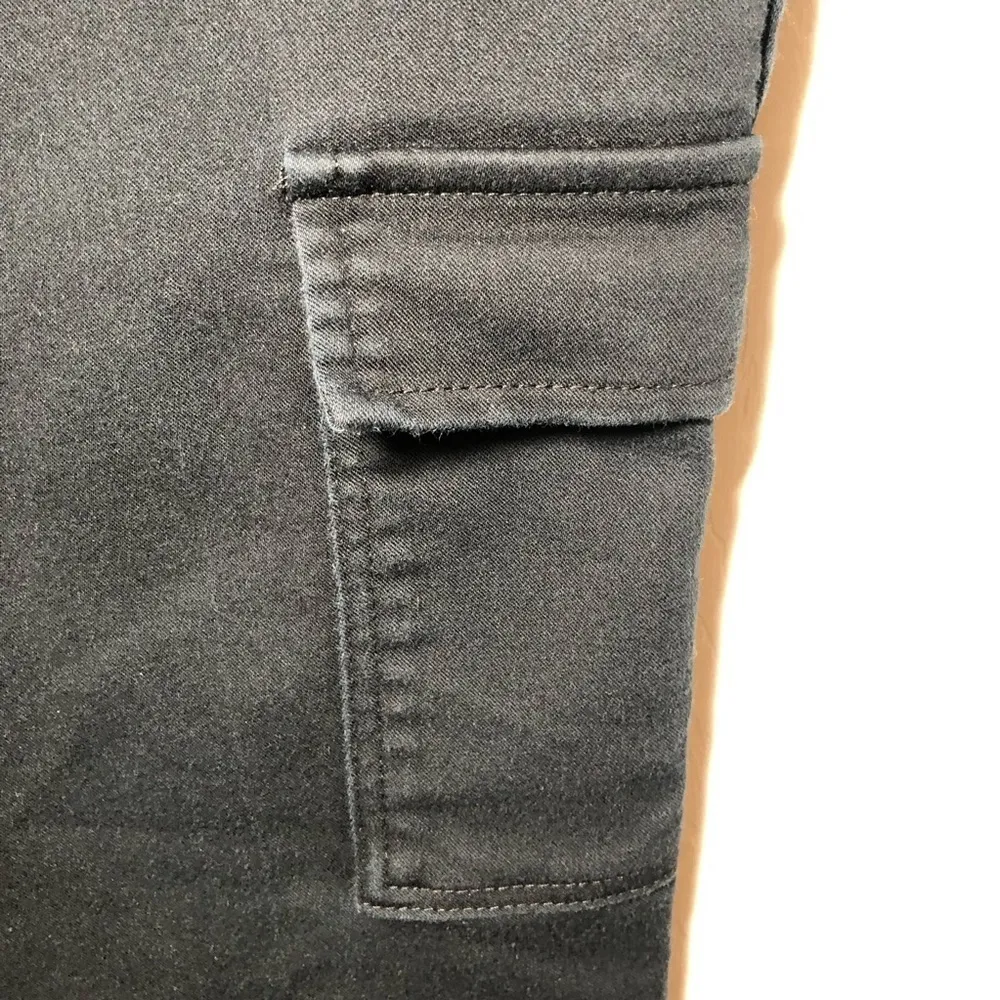 Women’s Black Calvin Klein Cargo Crop Pants Size S - Image 4