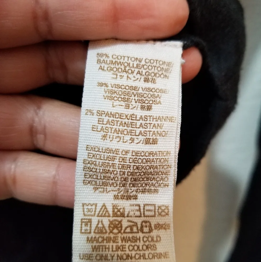 Free people black long sleeve shirt SZ XS - Image 7