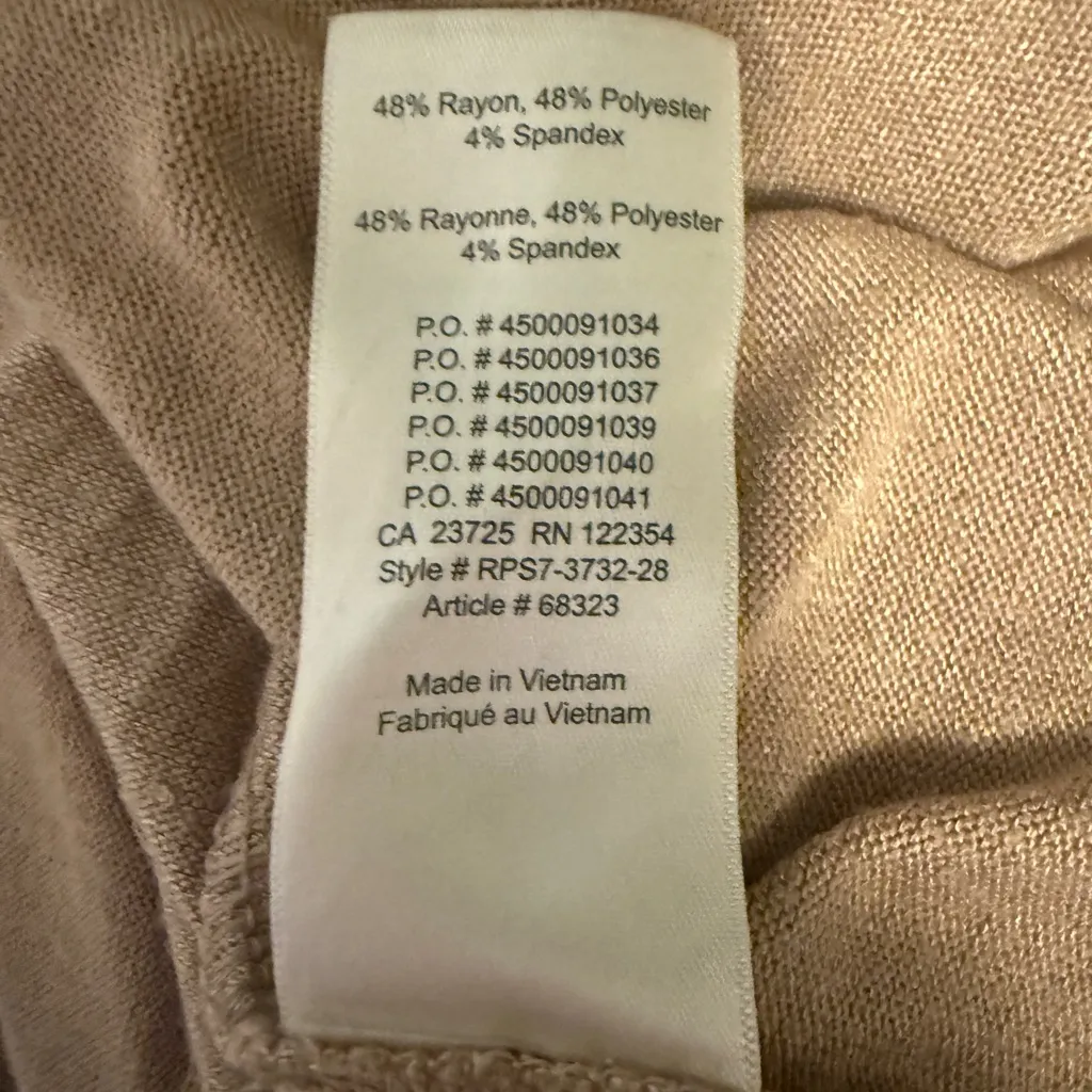 Wilfred Free Zlata LONG Sweater Open Front Kimono Duster Camel Metallic Medium - Image 5