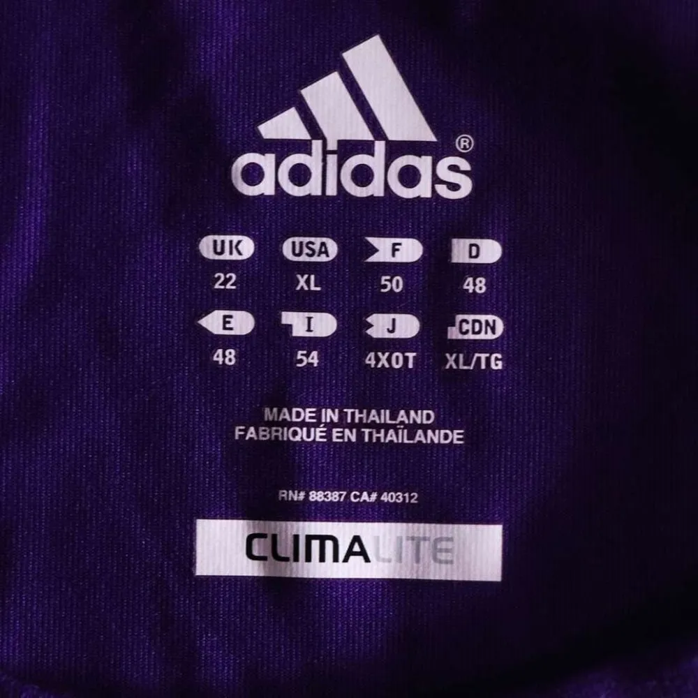 Adidas Climalite Tunic Tank XL Purple Cinch Waist Flower Athleisure Athletic - Image 8
