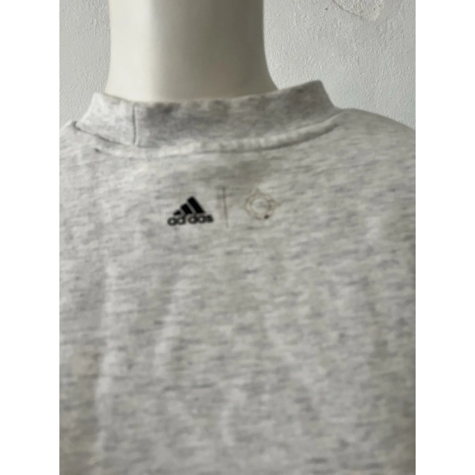 Adidas  Womens Medium Grey Wanderlust Second Layer Drop Shoulder Sweatshirt - Image 5