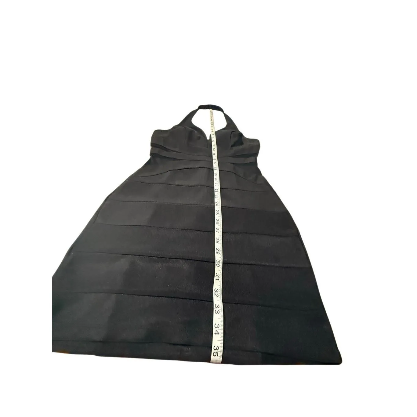 Crystal Doll Sleeveless Bodycon Mini Black Dress ask L (11-13)Juniors NWOT - Image 6