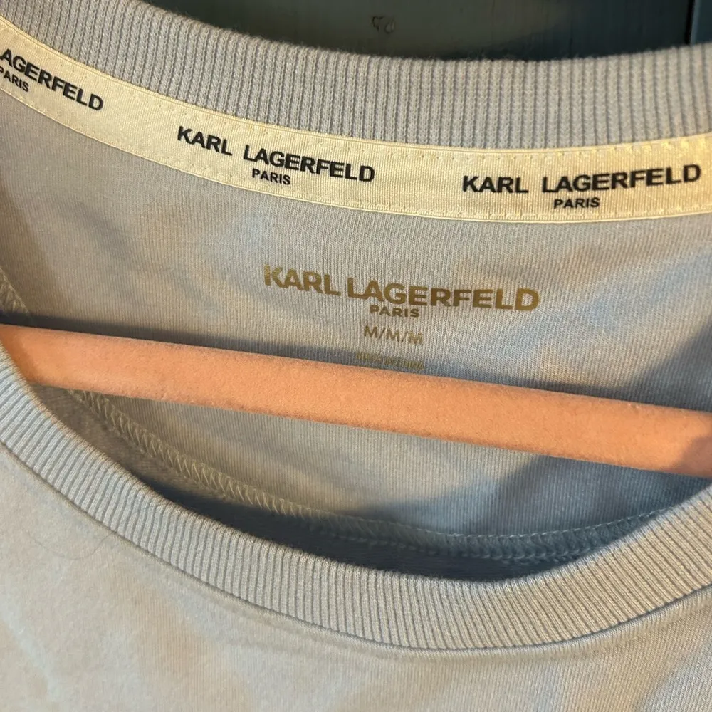 Karl Lagerfeld Blue Eiffel Tower Sweatshirt - Image 2