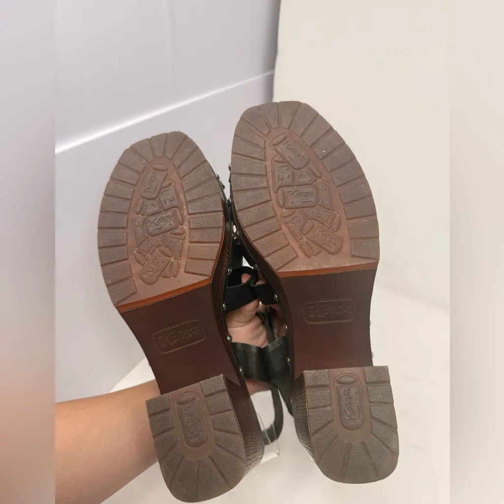 Korks Whitney Platform Sandal Size 9 Black - Image 11