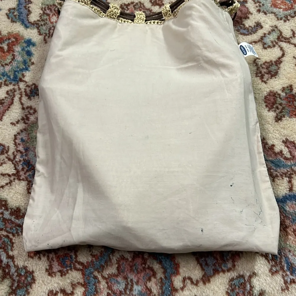 Woven draw string bag - Image 3