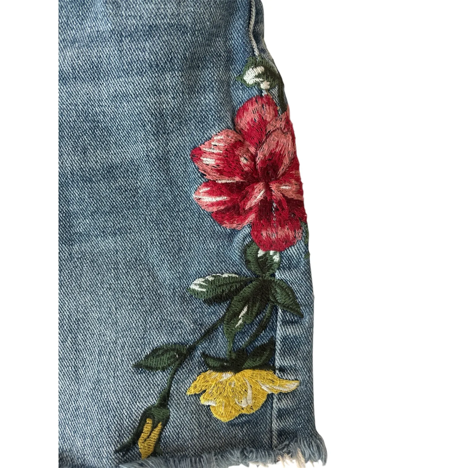 Women’s PacSun Embroidered Denim Skirt - Image 3