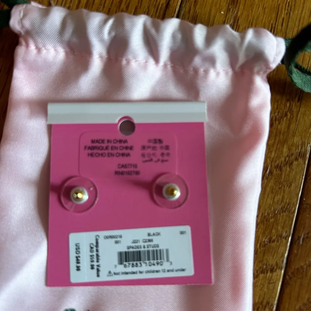 Kate Spade Spades and Studs Earrings - NWT - Image 3