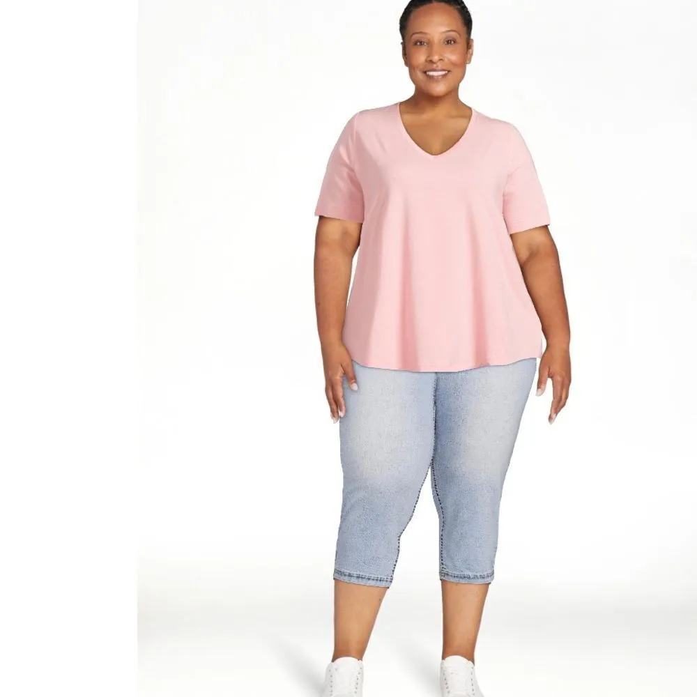 Terra & Sky Short Sleeve Tops Bundle Size 4X - Image 4