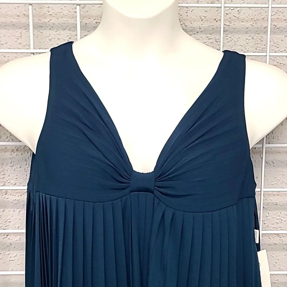 New With Tags Calvin Klein Pleated Midi Dress Size 12 - Image 2