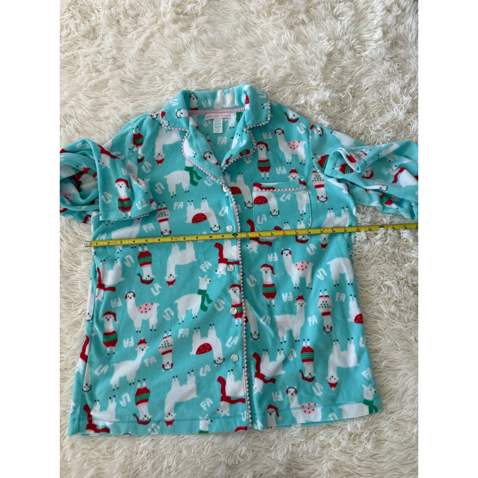 Pillow‎ Talk Women's Llama Pajama Set - Image 4