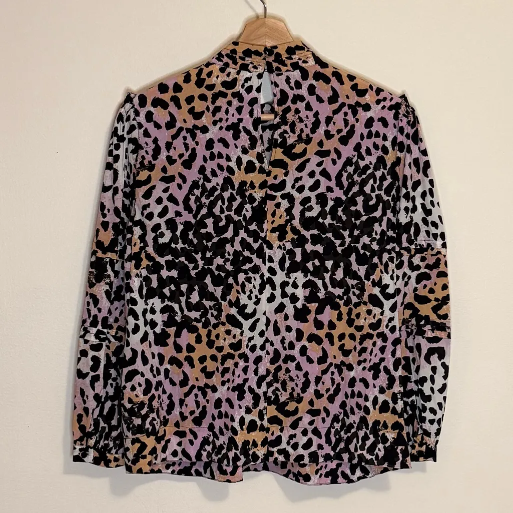 Veronica Beard Lety Blouse in Lilac Multi - Image 5