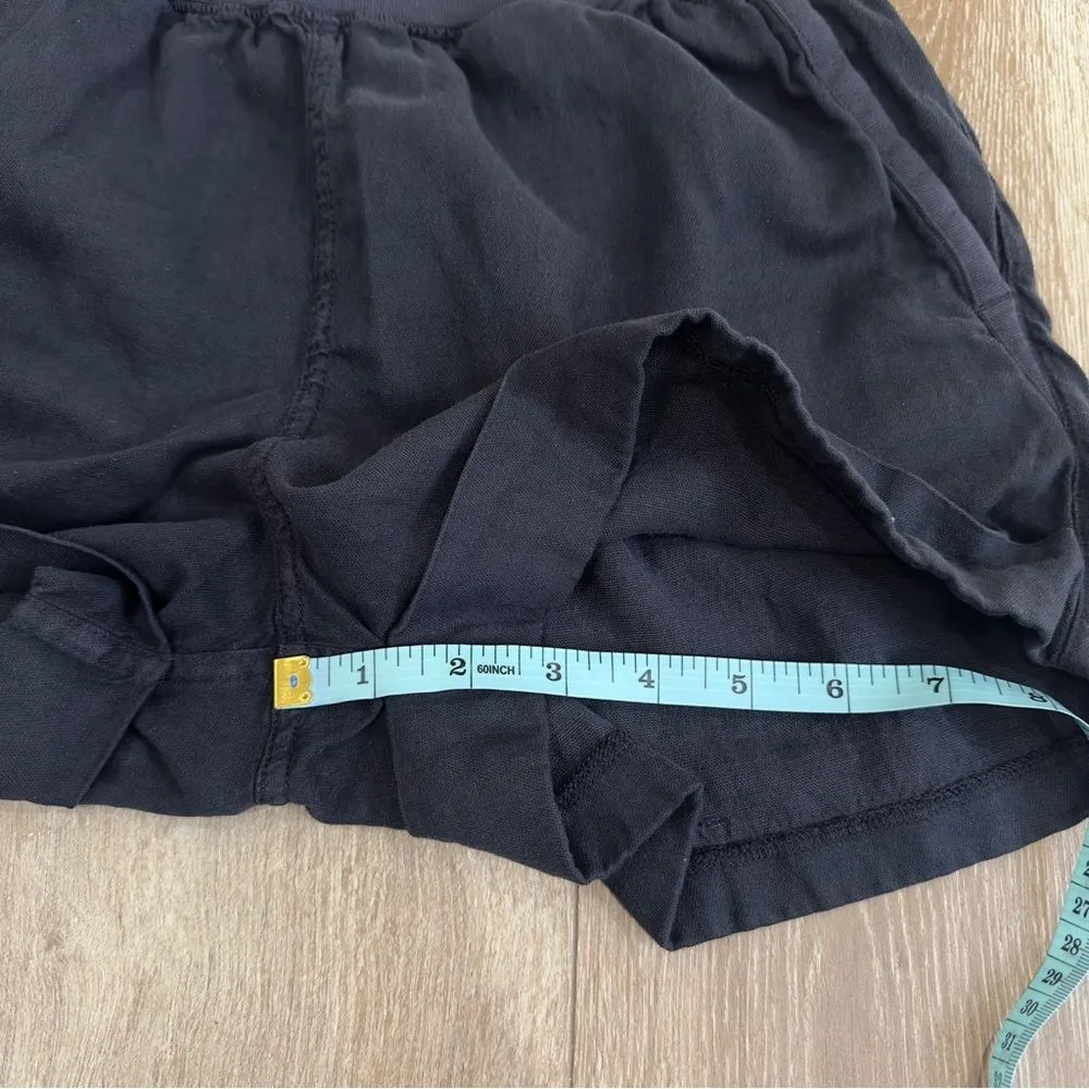 FAHERTY Arlie Day Shorts Washed Black Size Small S - Image 9
