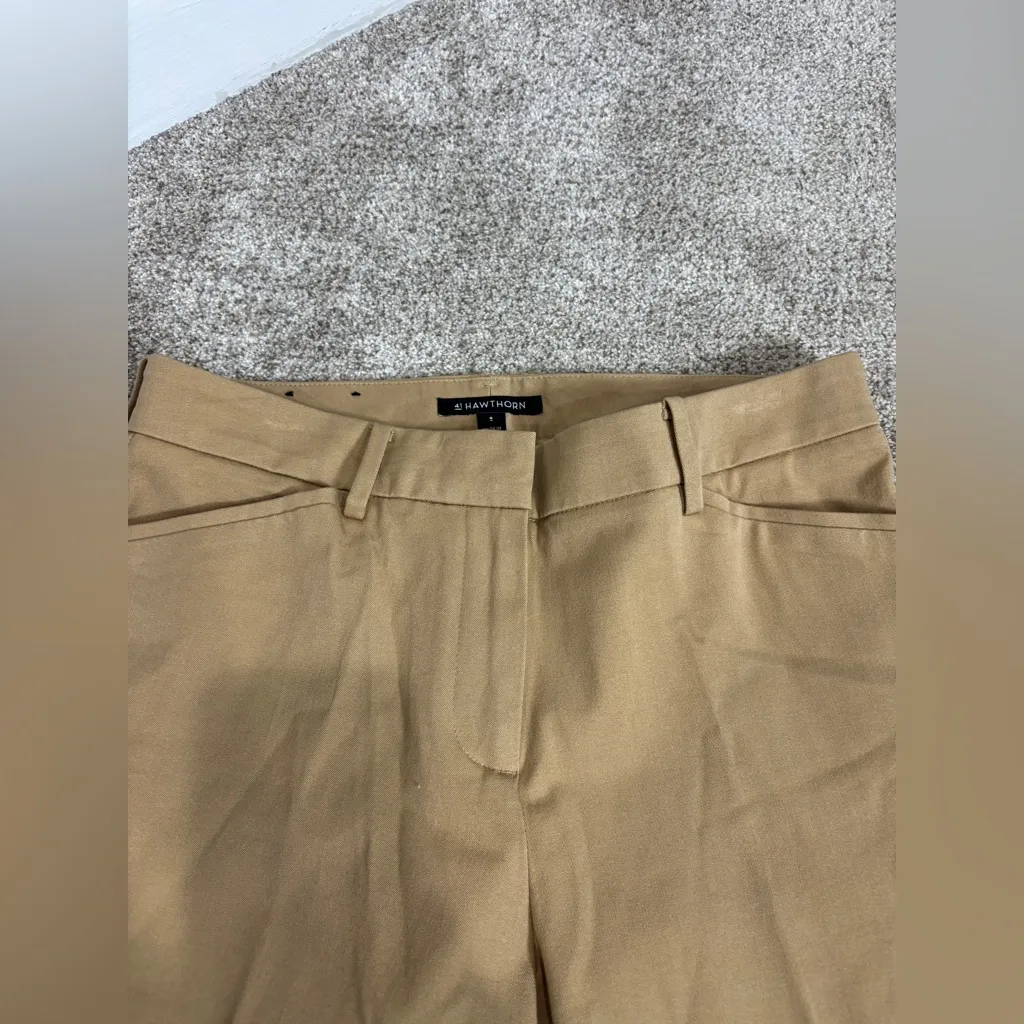 41 Hawthorn Camel Women’s 8 Cotton High Rise Straight Skinny Work Pants Tan - Image 11
