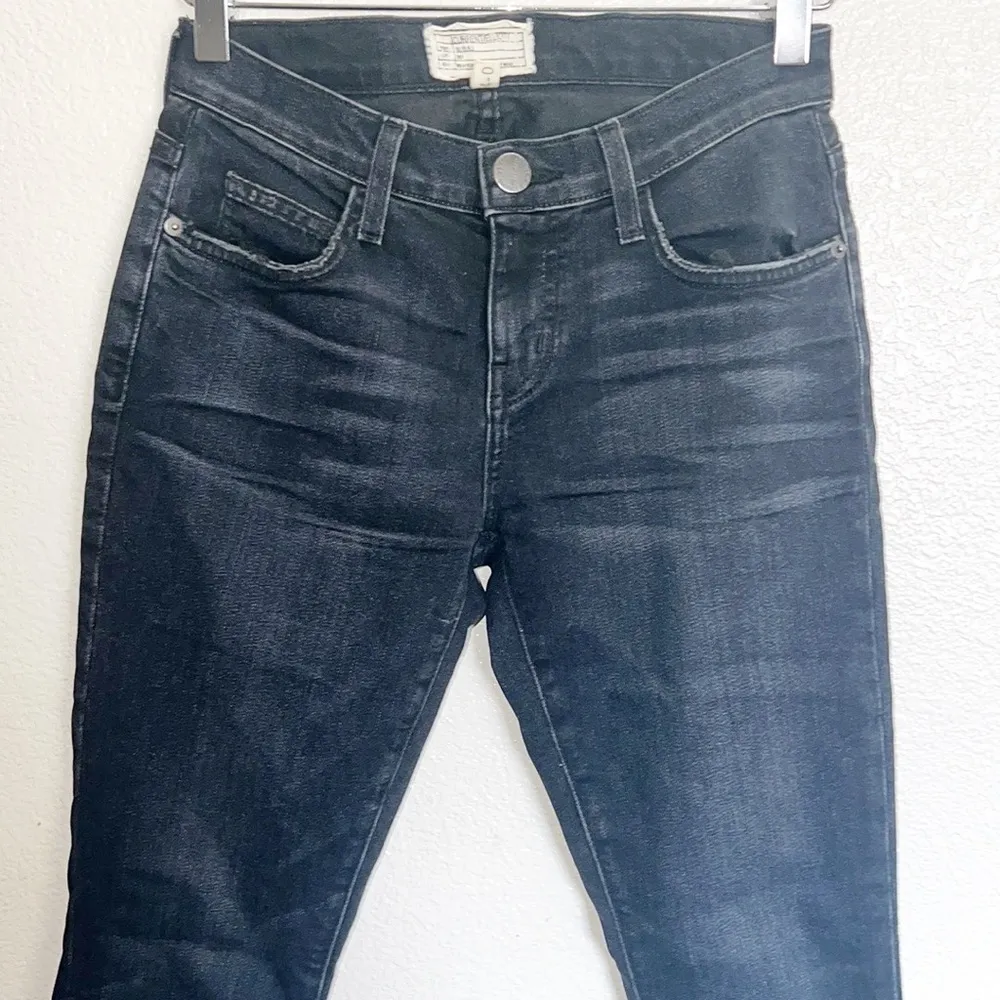 Current Elliott The Stiletto Black 80's Skinny Cropped At The Ankle Jean - Image 2