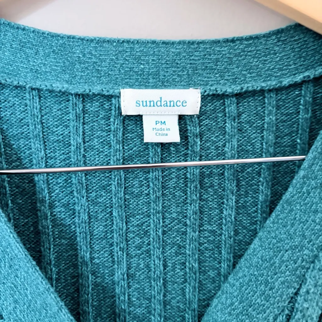 Sundance V-Neck Button-Up Sweater - Image 2