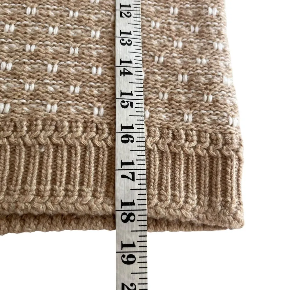 Suncoo Tan Parisian Chunky Knit V - Image 5