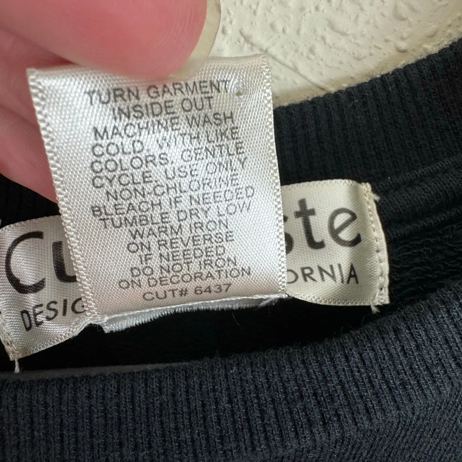 Cut & Paste Black Floral Astrology Planets Cropped Pullover Sweatshirt Size‎ M Size M - Image 5