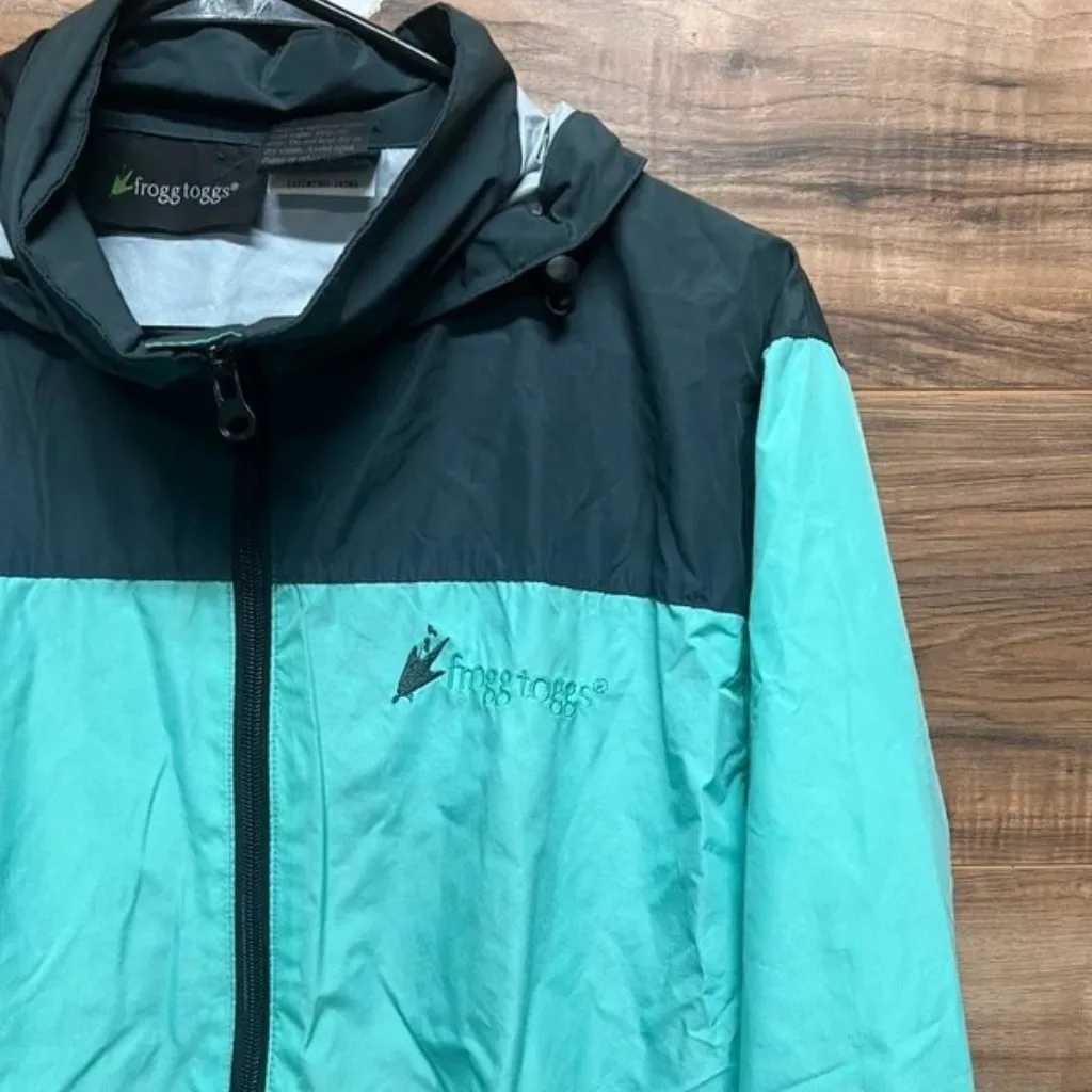 Frogg Toggs outer wear small/medium rain jacket Blue - Image 2