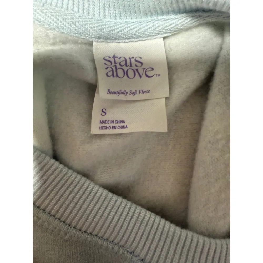 Women's Stars Above Sweatshirt Size S Blue Tie Dye - Image 3