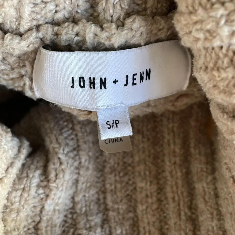 John + Jenn  Cable Ribbed Turtleneck - Image 4