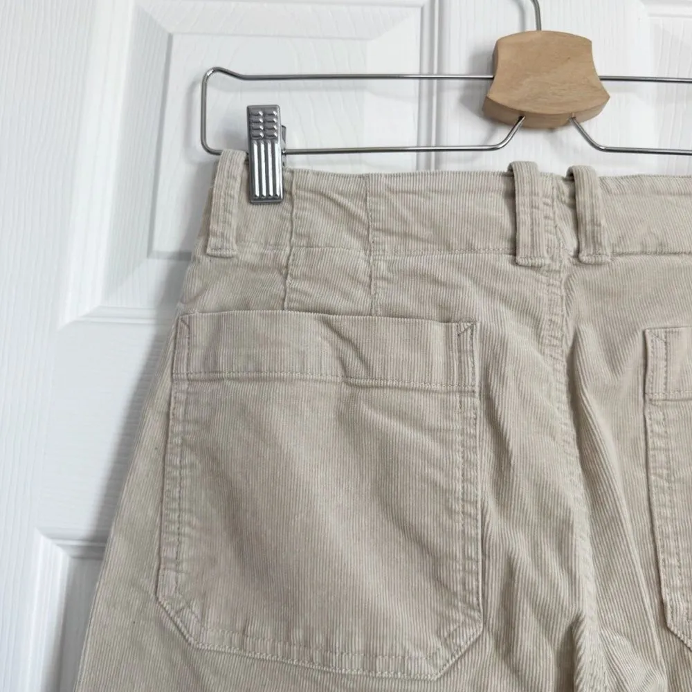 Banana Republic High Rise Corduroy Baggy Pleated Barrel Leg Pants Cords Size 0 - Image 9