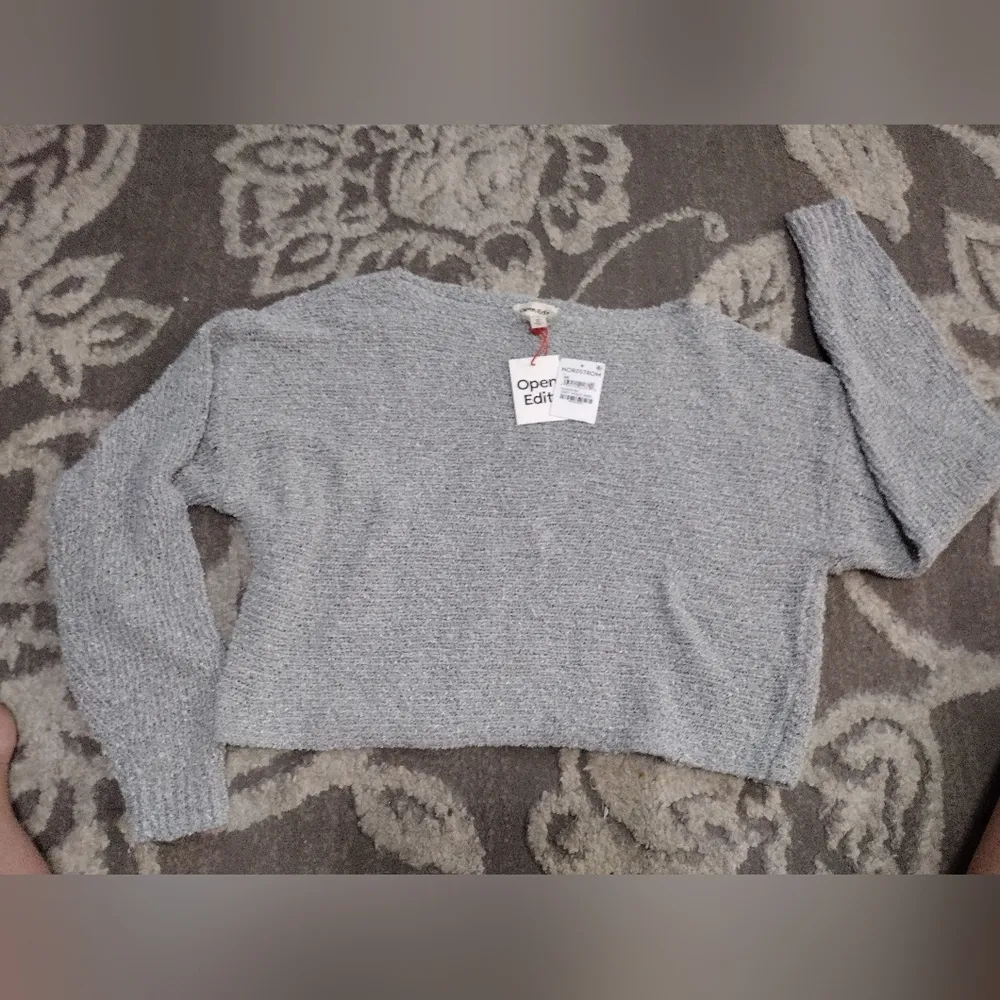 NEW   Grey Violet crop boatneck - Image 5