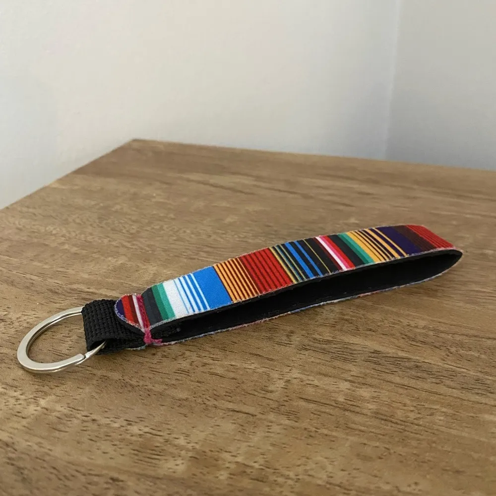 Colorful Striped Keychain - Image 2
