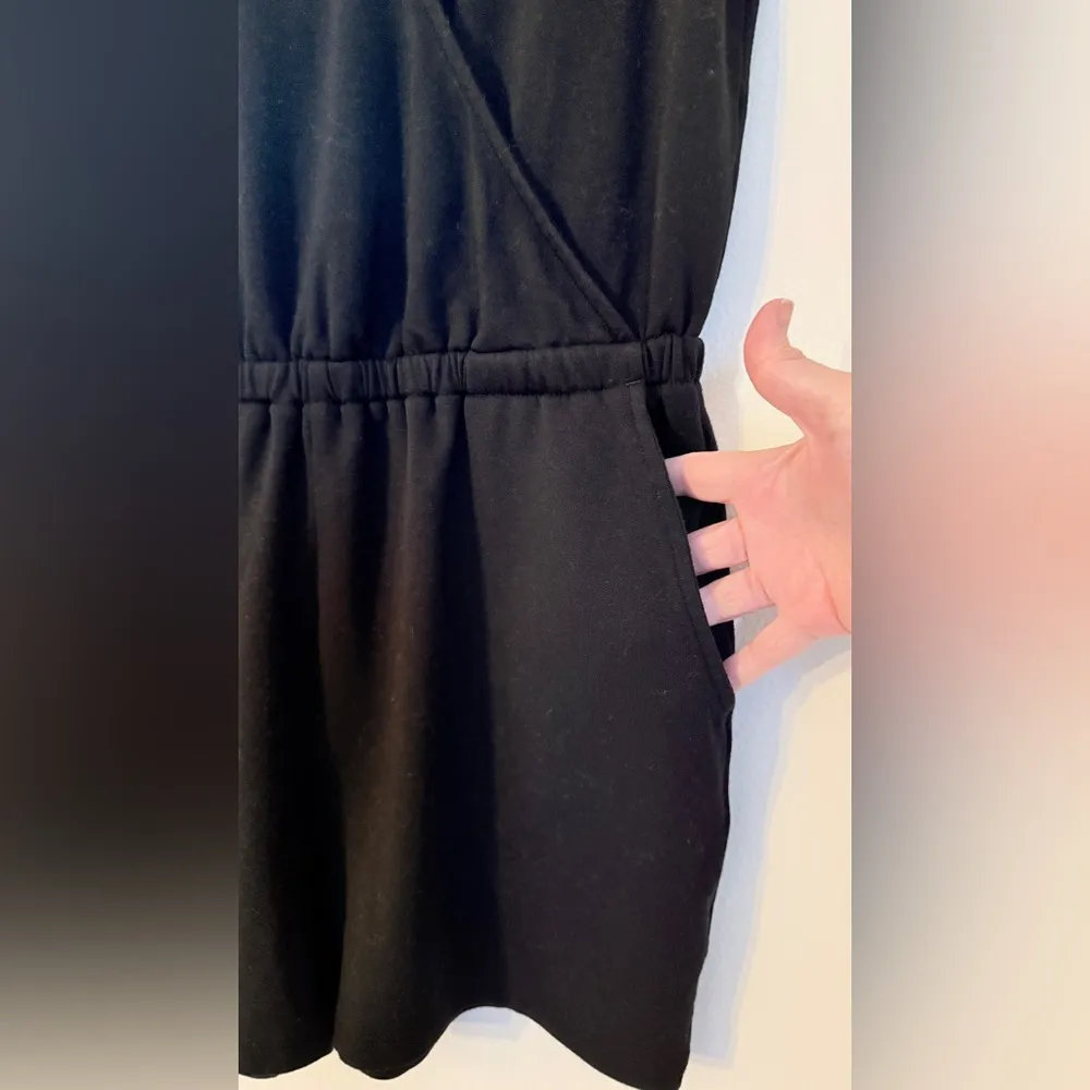Lou & grey Elegant Black Wrap romper - Image 2